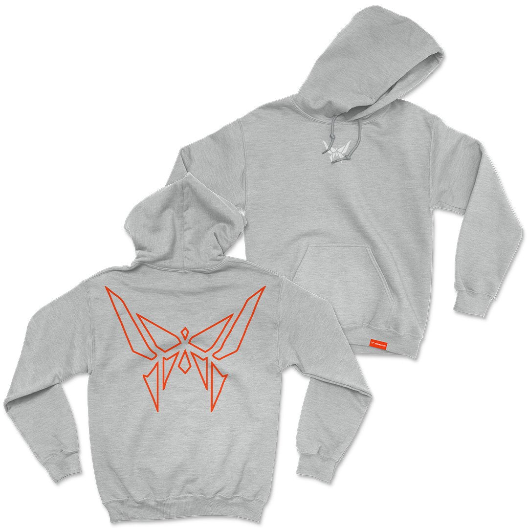 Monarck Logo Hoodie Heather Grey 039