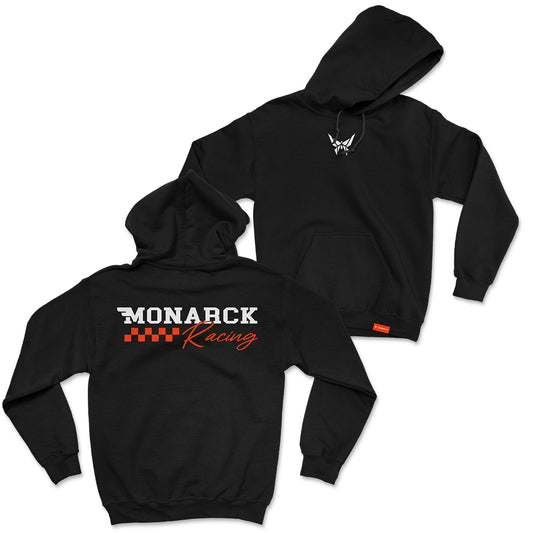 Monarck Racing Hoodie Black 015