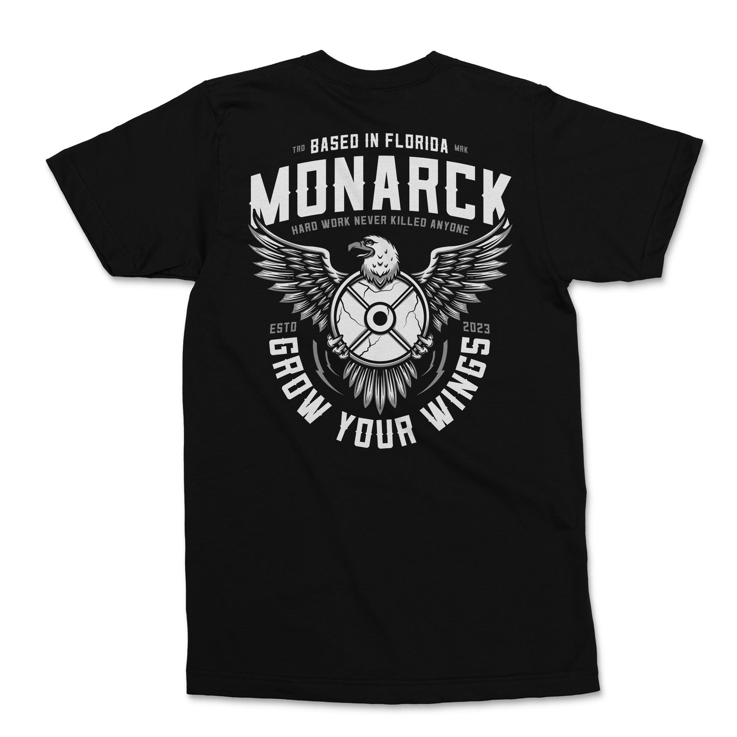 Monarck Eagle Premium Black Tee 016