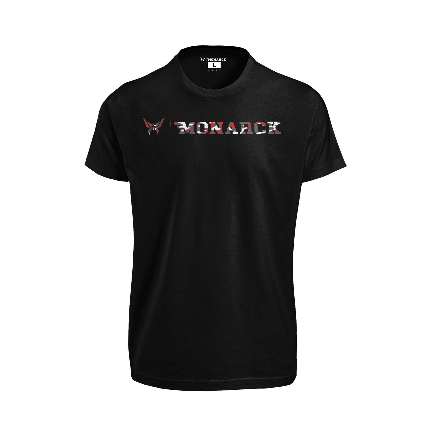 Monarck Red Camo Black Tee 072