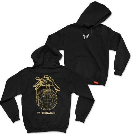 Monarck  Global Hoodie Black 1W 103