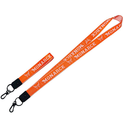 Monarck Woven Keychain + Lanyard Set - Orange A010