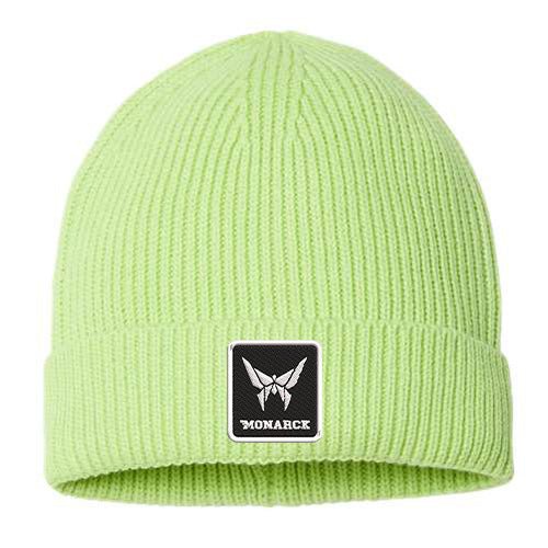 Monarck Cuff Beanie Acid Green