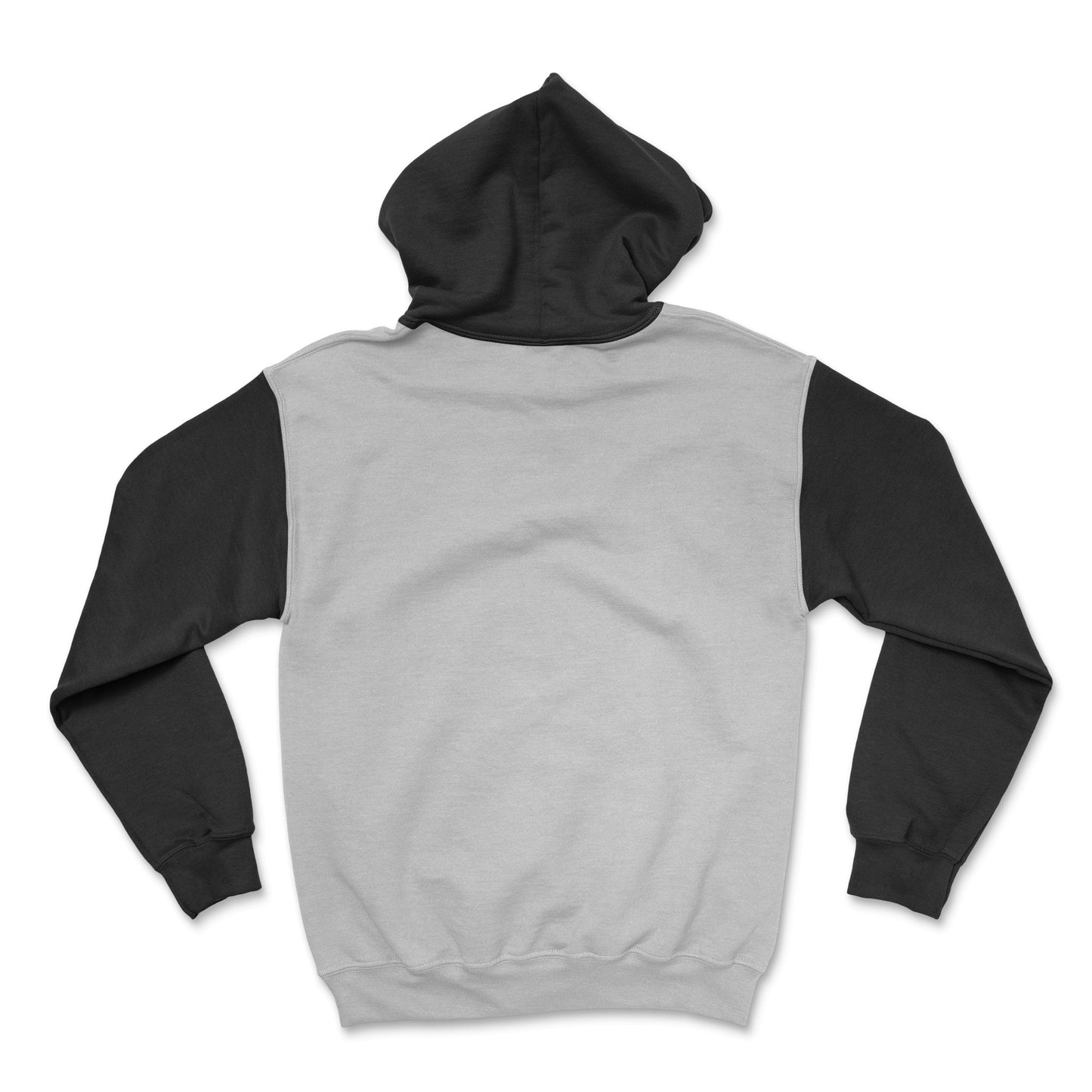 Monarck Stamped Heather Grey & Black Hoodie 2W096