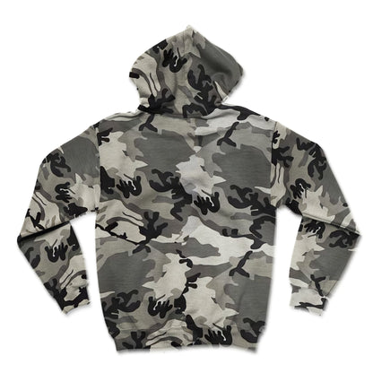 Monarck Stamped Snow Camo Hoodie 2W096