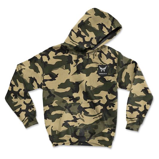 Monarck Stamped Army Camo Hoodie 2W096