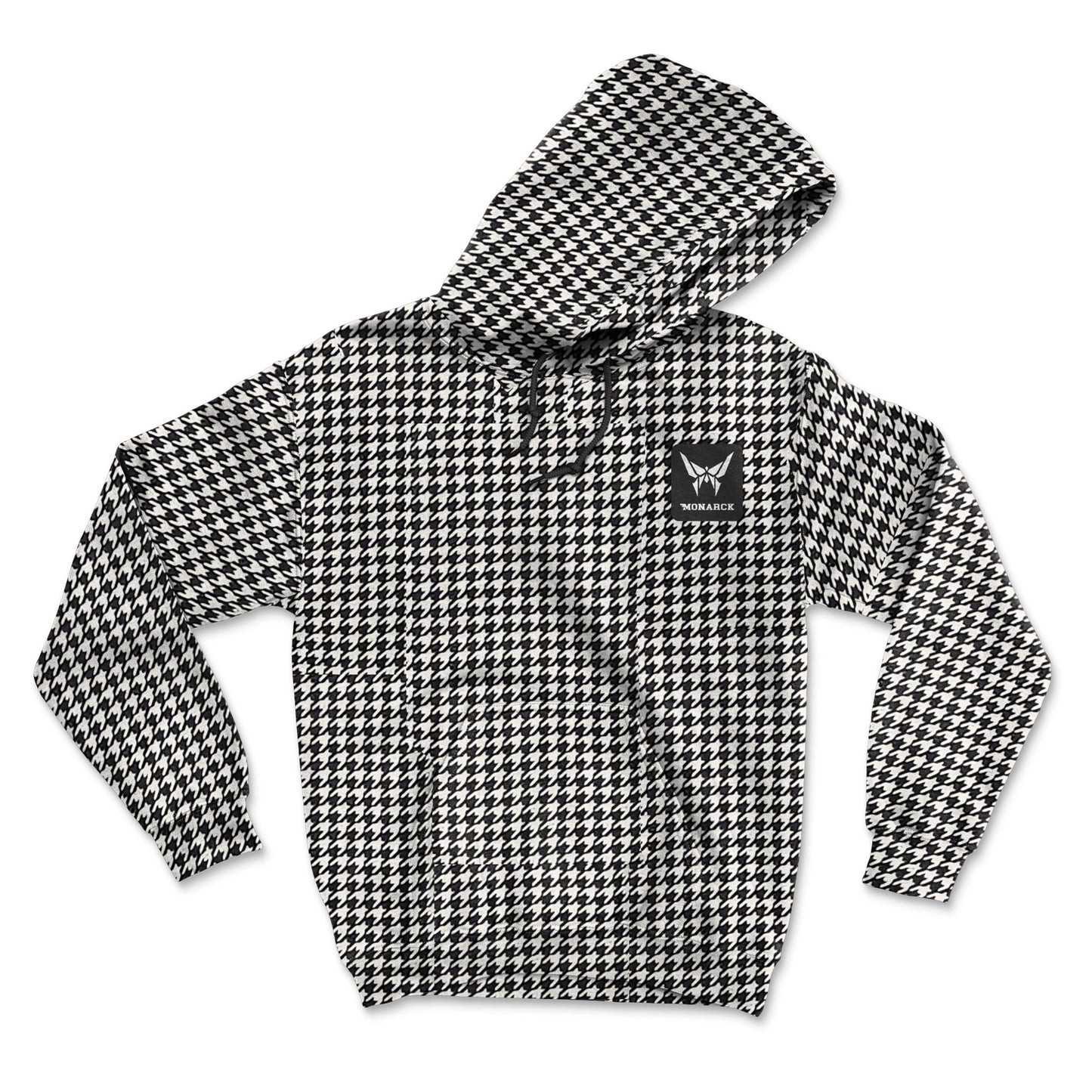 Monarck Stamped Houndstooth Hoodie 2W096