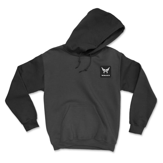 Monarck Stamped Charcoal Heather & Black Hoodie 2W096