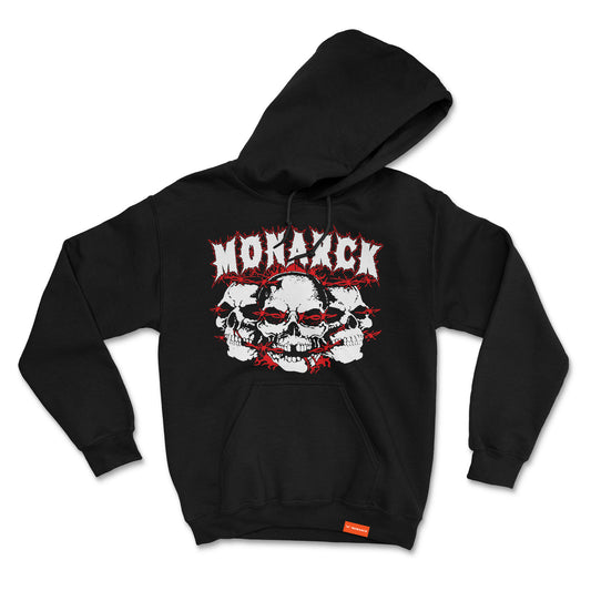 Monarck Red Wire Hoodie Black 2W343