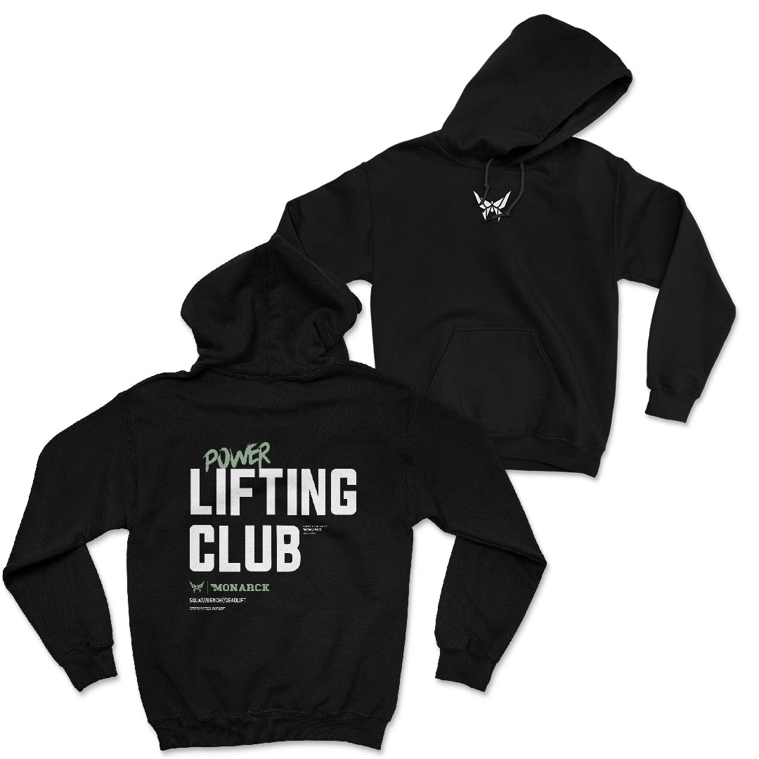 Monarck Power Lifting Club Hoodie Black 2W382