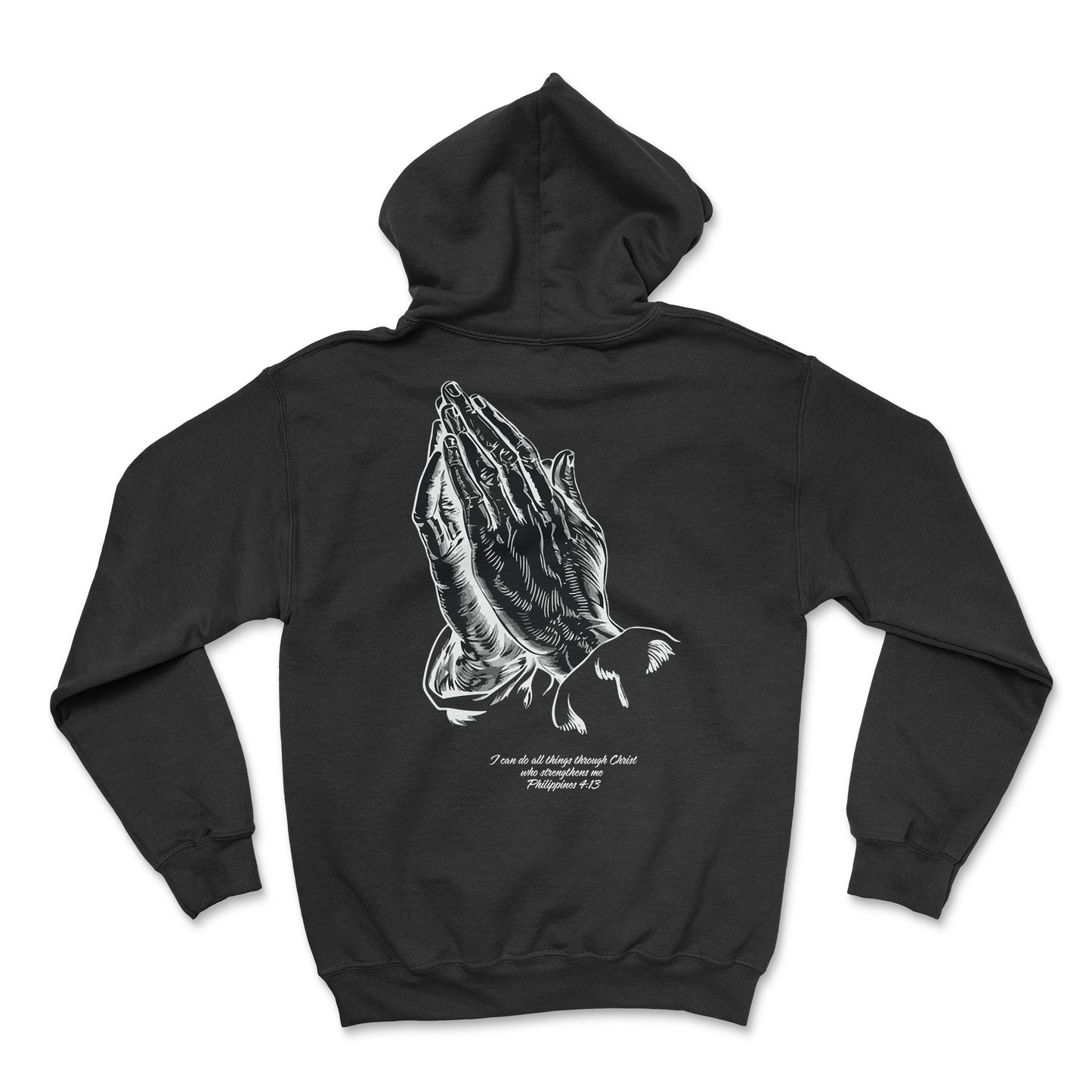 Monarck Prayer Hands Hoodie Black 2W048