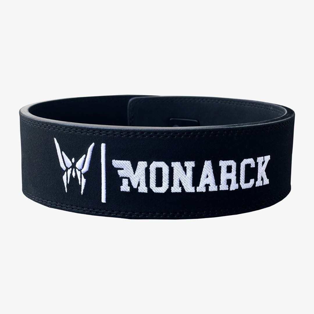 Monarck Lever Lifting Belt -  Black/White A060