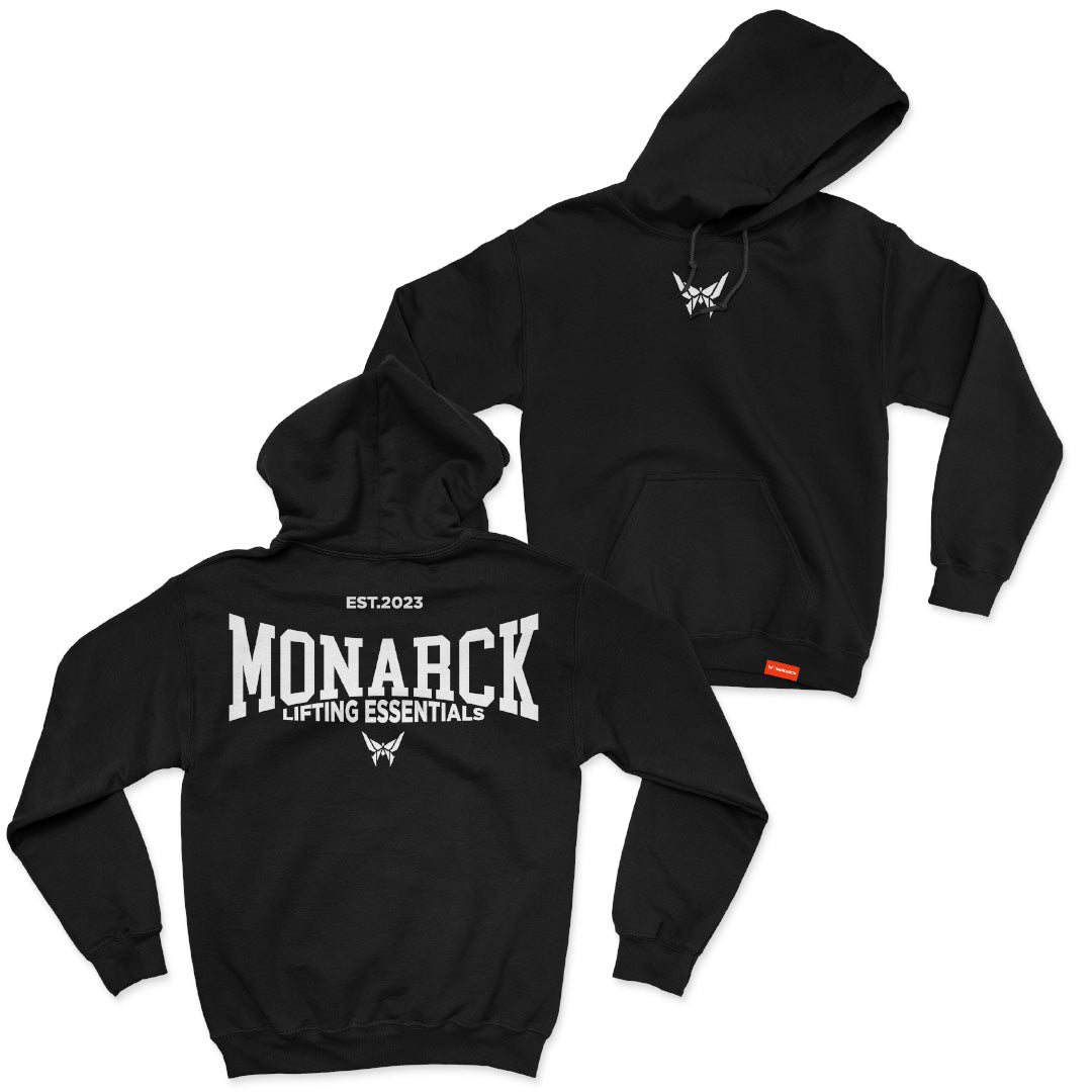 Monarck Lifting Essentials Hoodie Black 2W104