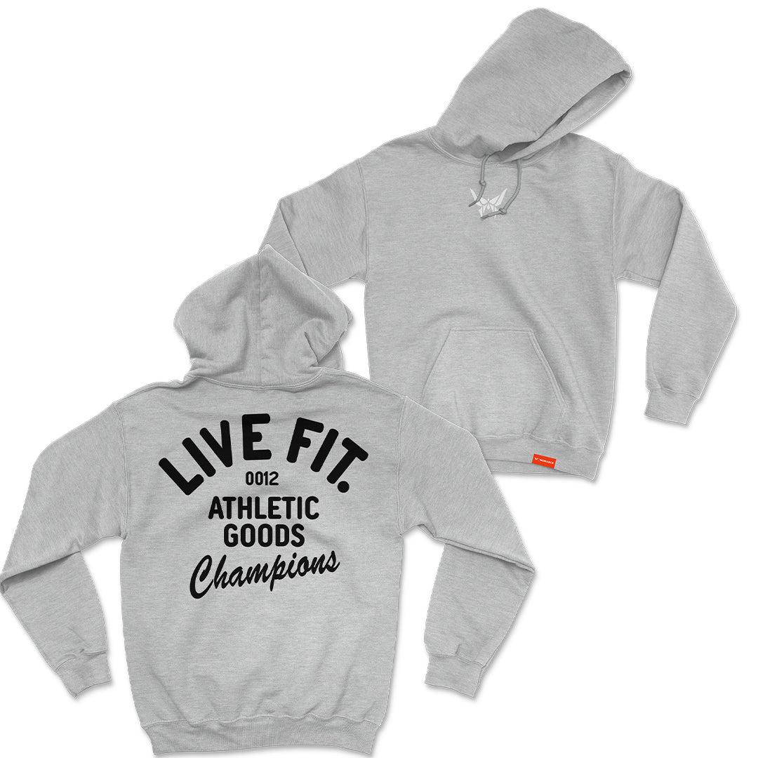 Monarck Live Fit Hoodie Heather Grey 2W055