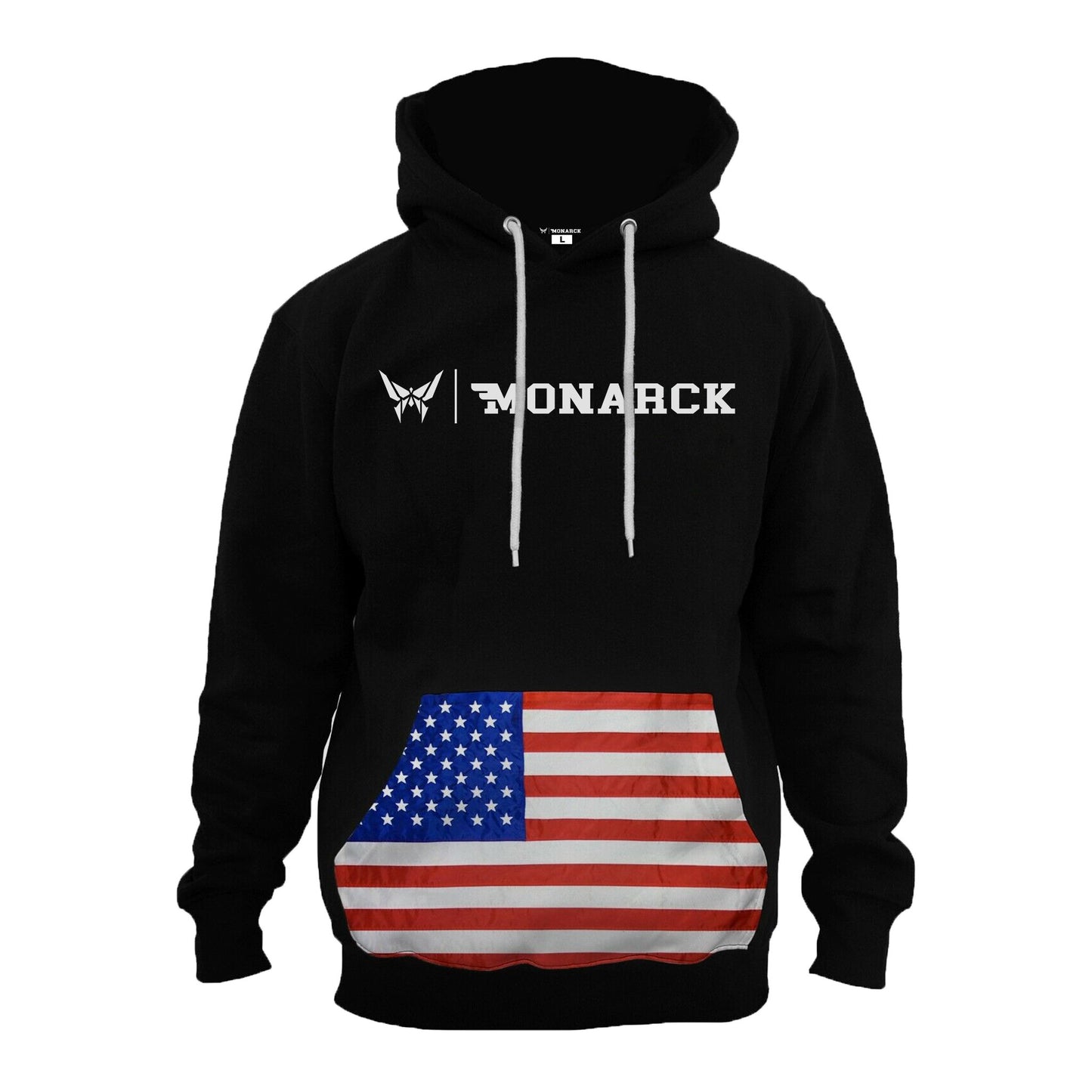 Monarck America Hoodie Black 005