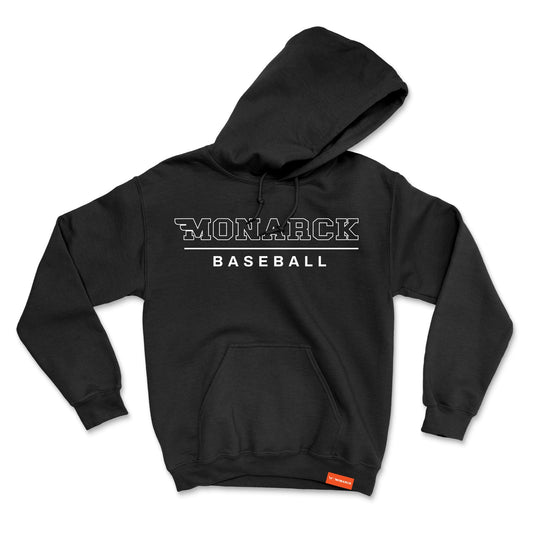 Monarck Baseball Hoodie Black 035