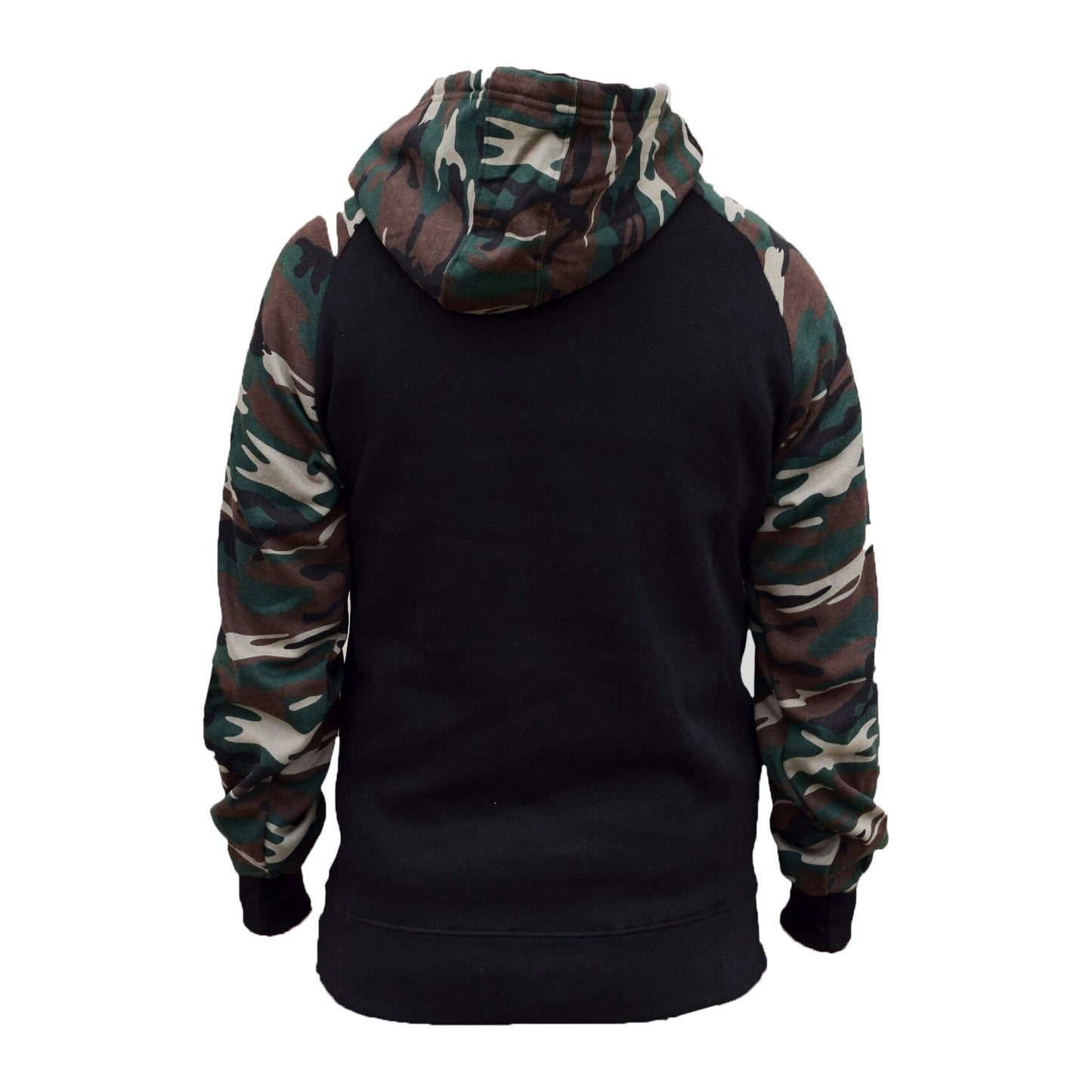 Monarck Camo Raglan Hoodie Black 024