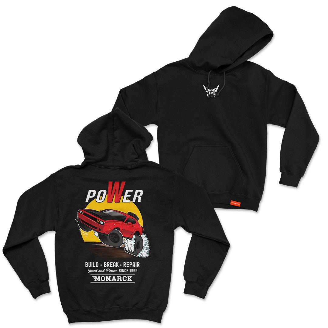 Monarck Power speed Hoodie Black 095