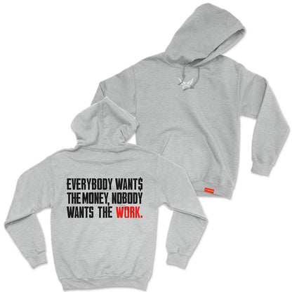 Monarck work Hoodie heather grey 088