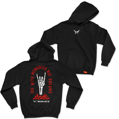 Monarck Skeleton Hoodie Black 2W054