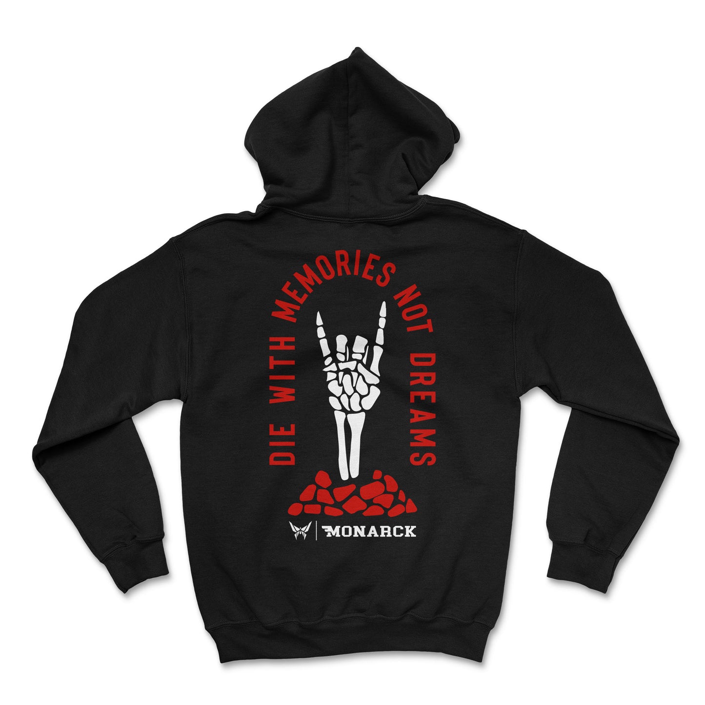 Monarck Skeleton Hoodie Black 2W054