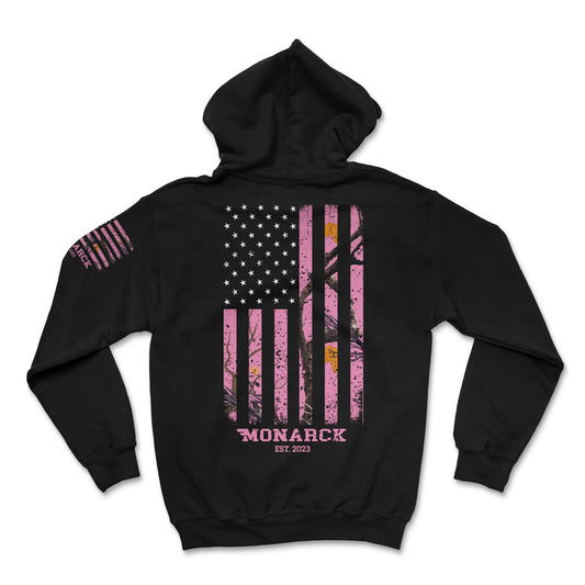 Monarck Women's US Flag Hoodie 2W177