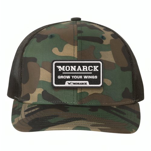 Monarck Hat - Army Camo & Black 2W