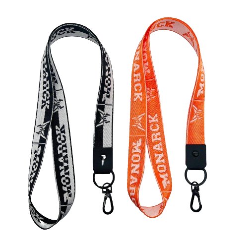 Monarck Woven Keychain + Lanyard Set - Orange A010