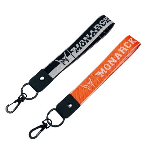 Monarck Woven Keychain + Lanyard Set - Orange A010