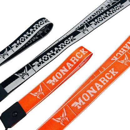 Monarck Woven Keychain + Lanyard Set - Orange A010