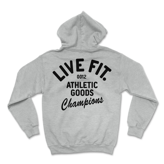 Monarck Live Fit Hoodie Heather Grey 2W055