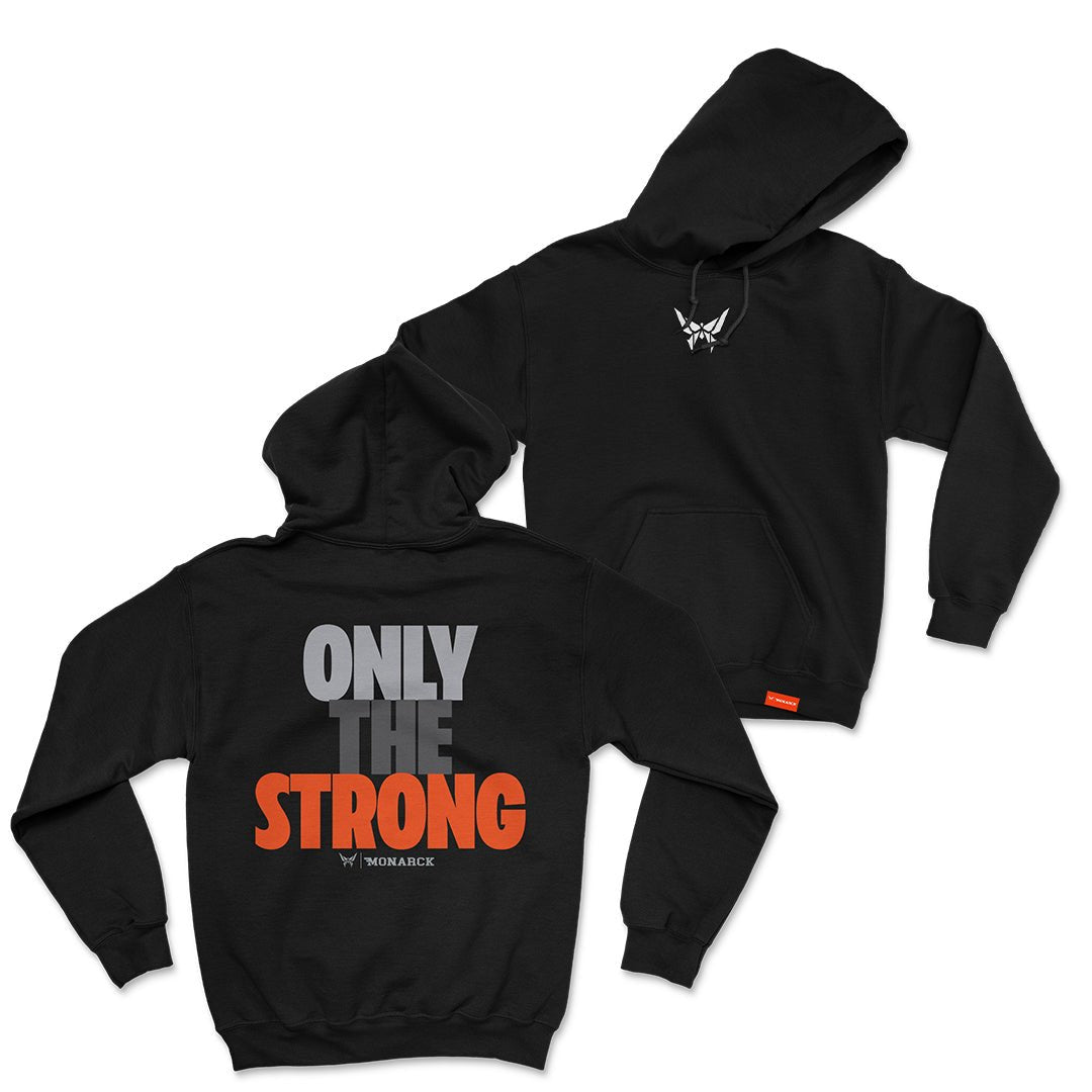 Monarck Only The Strong Hoodie Black 2W296